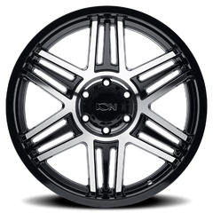 20x10 ION 147 8x6.5 Offset ( - 19) Center Bore (125.2) Style #147 | 147 - 2181BM19 - Black Patch Performance - ION1472181BM19