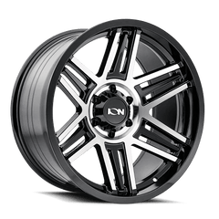 20x10 ION 147 8x6.5 Offset ( - 19) Center Bore (125.2) Style #147 | 147 - 2181BM19 - Black Patch Performance - ION1472181BM19
