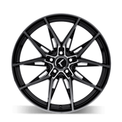 20x9 KRAZE EVOLVE 5x120 Offset (35) Center Bore (72.56) Style #KR196 | KR196 - 2912BM35 - Black Patch Performance - KRAZKR1962912BM35