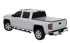 LOMAX FOLDING HARD COVER Tonneau Cover for 19-ON Chevy/GMC 1500 5' 8" Box w/ CarbonPro Box & w/o Bedside Storage Box (bolt on) (Diamond) - Accessories from Black Patch Performance