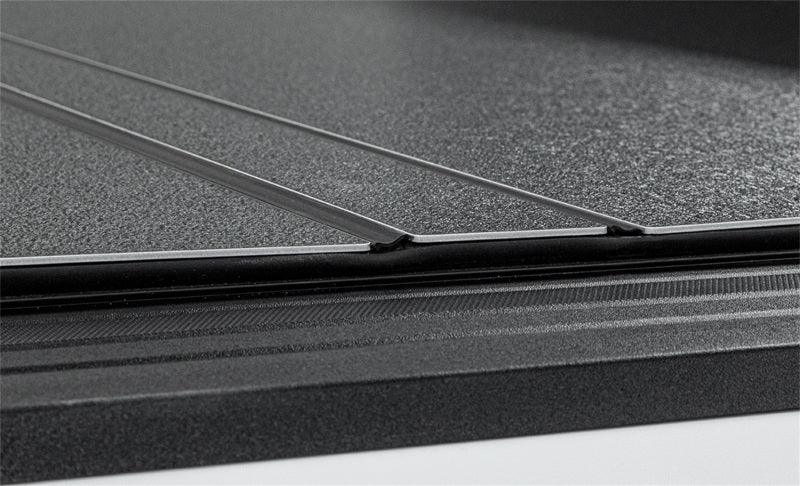 LOMAX FOLDING HARD COVER Tonneau Cover for 20-ON Chevy/GMC 2500/3500 6' 8" Box w/o Bedside Storage Box (Black) - Accessories from Black Patch Performance