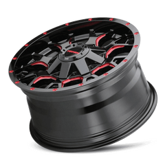 20x10 MAYHEM WARRIOR 8x6.5 8x170 Offset ( - 25) Center Bore (130.8) Style #8015 | 8015 - 2176BTR - Black Patch Performance - MAYH80152176BTR