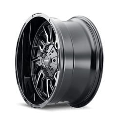 20x10 MAYHEM FLYWHEEL 8x180 Offset ( - 19) Center Bore (124.1) Style #8111 | 8111 - 2178BM - Black Patch Performance - MAYH81112178BM