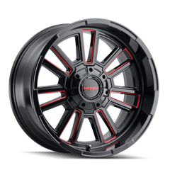 20x9 MAYHEM APOLLO 6x135 6x5.5 Offset (0) Center Bore (106) Style #8115 | 8115 - 2937BTR - Black Patch Performance - MAYH81152937BTR