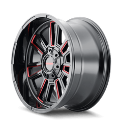 20x9 MAYHEM APOLLO 6x135 6x5.5 Offset (0) Center Bore (106) Style #8115 | 8115 - 2937BTR - Black Patch Performance - MAYH81152937BTR