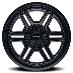 20x10 MAYHEM HERMOSA 5x4.5 5x5 Offset ( - 25) Center Bore (87) Style #8117 | 8117 - 2156MB - Black Patch Performance - MAYH81172156MB