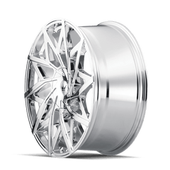 20x8.5 MAZZI BIG EASY 5x110 5x115 Offset (35) Center Bore (72.6) Style #372 | 372 - 2811C - Black Patch Performance - MAZZ3722811C