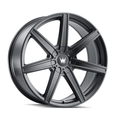20x8.5 MAZZI LAGUNA 5x115 5x120 Offset (18) Center Bore (74.1) Style #376 | 376 - 2818MB - Black Patch Performance - MAZZ3762818MB
