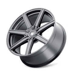 20x8.5 MAZZI LAGUNA 5x115 5x120 Offset (18) Center Bore (74.1) Style #376 | 376 - 2818MB - Black Patch Performance - MAZZ3762818MB