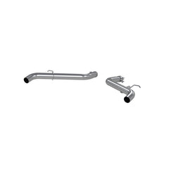 MBRP Exhaust 2.5in. Axle Back; Aluminized - Exhaust from Black Patch Performance