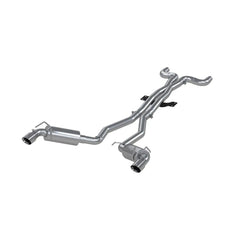 MBRP Exhaust 3in. Dual Cat Back; Round Tips; T409 - Exhaust from Black Patch Performance