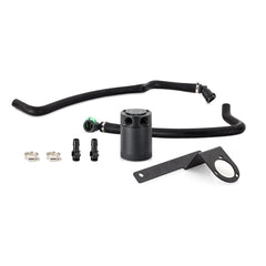 Mishimoto MMBCC-EST-20PBE Baffled Oil Catch Can Kit, Fits Ford Explorer ST 2020+ - Engine from Black Patch Performance