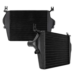 Mishimoto MMINT-F2D-03TBK Cast End Tank Replacement Intercooler, Fits Ford 6.0L Powerstroke 2003-2007 - Belts and Cooling from Black Patch Performance