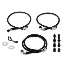 Mishimoto MMTCL-DMAX-06 Chevrolet/GMC 6.6L Duramax (LLY/LBZ/LMM) Transmission Cooler Line Kit, 2006-2010 - Transmission from Black Patch Performance