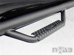 Nerf Step Bar - Wheel-to-Wheel (2 Steps per Side) - 2 in. Main Tube Diameter - 2006-2018 Toyota FJ Cruiser - Textured Black - Nerf Bars & Running Boards from Black Patch Performance
