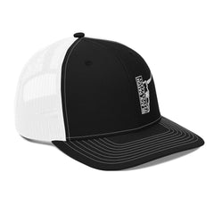 Richardson 112 Half Skull Logo Hat White Thread - from Black Patch Performance