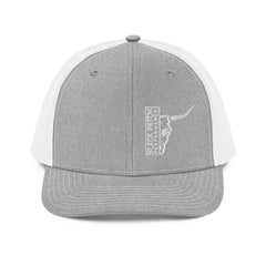 Richardson 112 Half Skull Logo Hat White Thread - from Black Patch Performance