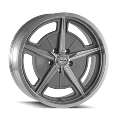 20x10 RIDLER 605 5x5 Offset (0) Center Bore (83.82) Style #605 | 605 - 2173GM - Black Patch Performance - RIDL6052173GM