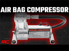 Rough Country Air Bag Compressor Kit - 10100 - Black Patch Performance - ROUG10100
