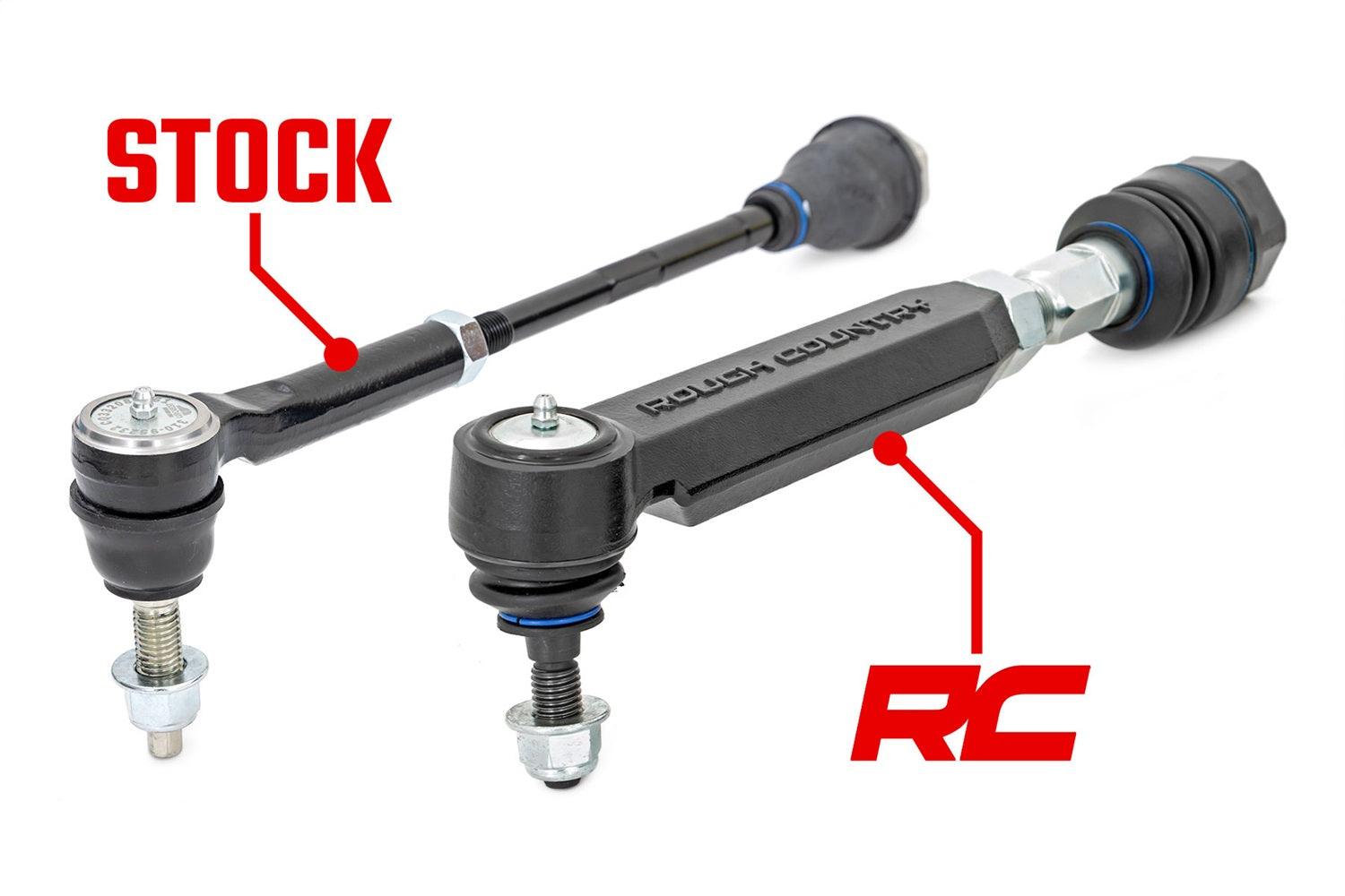 Rough Country Heavy Duty Tie Rod Kit - 11015 - Black Patch Performance - ROUG11015