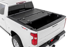 Rough Country Hard Low Profile Bed Cover - 47120580B - Black Patch Performance - ROUG47120580B
