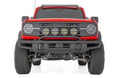 Rough Country LED Light Bar Mount - 51137 - Black Patch Performance - ROUG51137
