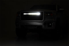 Rough Country Laser - Cut Mesh Replacement Grille - 70190 - Black Patch Performance - ROUG70190