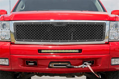 Rough Country Laser - Cut Mesh Replacement Grille - 70194 - Black Patch Performance - ROUG70194