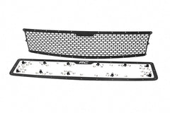 Rough Country Laser - Cut Mesh Replacement Grille - 70194 - Black Patch Performance - ROUG70194