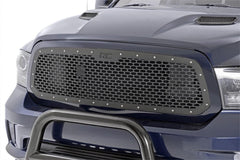 Rough Country Laser - Cut Mesh Replacement Grille - 70197 - Black Patch Performance - ROUG70197
