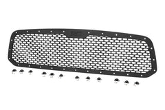 Rough Country Laser - Cut Mesh Replacement Grille - 70197 - Black Patch Performance - ROUG70197