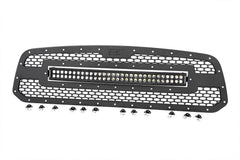 Rough Country Laser - Cut Mesh Replacement Grille - 70199 - Black Patch Performance - ROUG70199