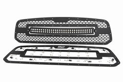 Rough Country Laser - Cut Mesh Replacement Grille - 70199 - Black Patch Performance - ROUG70199