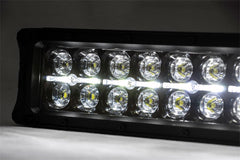 Rough Country Mesh Grille w/LED - 70199DRL - Black Patch Performance - ROUG70199DRL