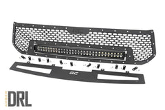 Rough Country Mesh Grille - 70224 - Black Patch Performance - ROUG70224