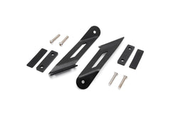 Rough Country LED Light Bar Hood Mounting Brackets - 70533 - Black Patch Performance - ROUG70533