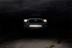 Rough Country LED Light Bar Bumper Mounting Brackets - 70542 - Black Patch Performance - ROUG70542