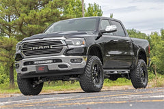 Rough Country Hidden Bumper Chrome Series LED Light Bar Kit - 70780 - Black Patch Performance - ROUG70780