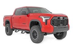Rough Country LED Light Bar Bumper Mounting Brackets - 71077 - Black Patch Performance - ROUG71077
