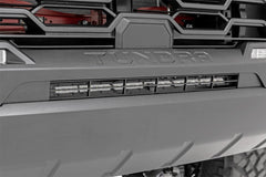 Rough Country LED Light Bar Bumper Mounting Brackets - 71077 - Black Patch Performance - ROUG71077