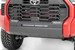 Rough Country LED Light Bar Bumper Mounting Brackets - 71077 - Black Patch Performance - ROUG71077