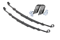 Rough Country 4 in Leaf Spring - 8001KIT - Black Patch Performance - ROUG8001KIT