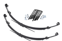 Rough Country 3 in Leaf Spring - 8025KIT - Black Patch Performance - ROUG8025KIT