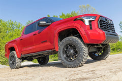 Rough Country Fender Flares - A - T02224 - 6X3 - Black Patch Performance - ROUGAT022246X3