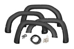 Rough Country Pocket Fender Flares - F - C11950A - GLT - Black Patch Performance - ROUGFC11950AGLT