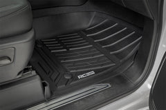 Rough Country Flex - Fit Floor Mats - FF - 21612 - Black Patch Performance - ROUGFF21612