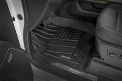 Rough Country Flex - Fit Floor Mats - FF - 21612 - Black Patch Performance - ROUGFF21612