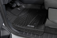 Rough Country Flex - Fit Floor Mats - FF - 51512 - Black Patch Performance - ROUGFF51512