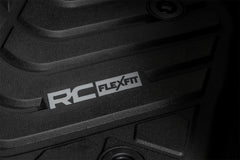 Rough Country Flex - Fit Floor Mats - FF - 71216 - Black Patch Performance - ROUGFF71216