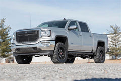 Rough Country 3.5 in Suspension Lift Knuckle Kit w/Shocks - 12430 - SUSPENSION LIFT KIT from Black Patch Performance
